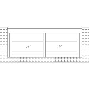 90-aluminium-balustrade-non-thermal-break_1 90 Aluminium balustrade (non thermal break)
